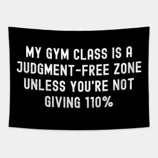 My gym class is a judgment-free Tapestry