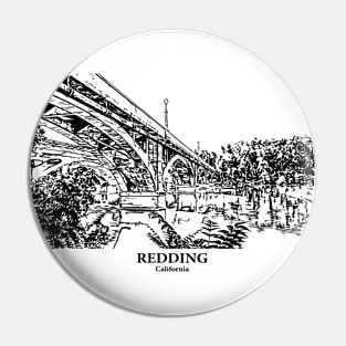 Redding - California Pin