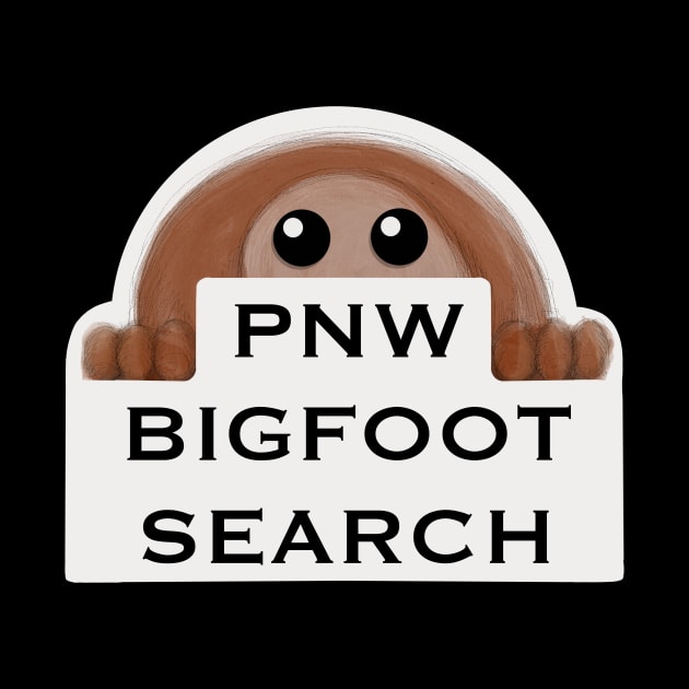 Curious Squatch Logo by PNW Bigfoot Search