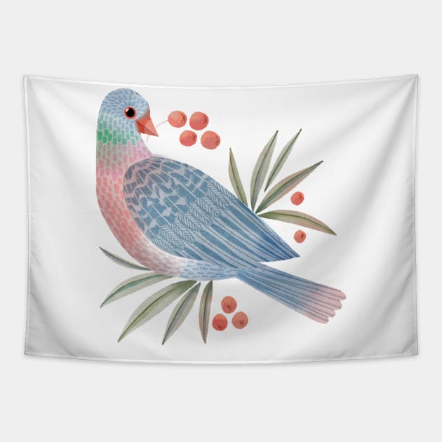 Pigeon Tapestry by Rebelform