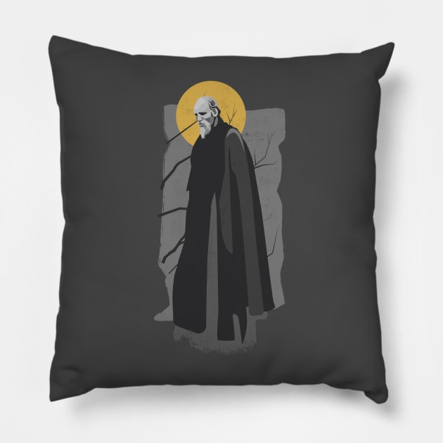 Andrei Rublev Illustration Pillow by burrotees