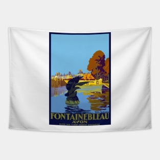 Fontainebleau - Vintage Travel Poster Tapestry