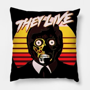 They Live! Obey, Consume, Buy, Sleep, No Thought and Watch TV. Pillow