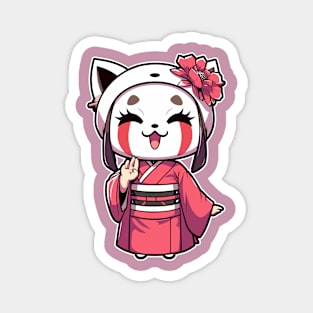 Geisha Kawaii Magnet