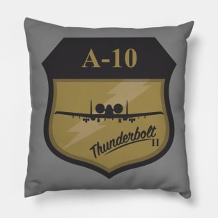 A-10 Warthog Patch (desert subdued) Pillow