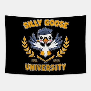 Cute Kawaii Goose - Silly Goose University Tapestry