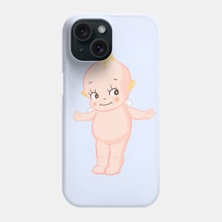 Cute kewpie baby angel standing Phone Case