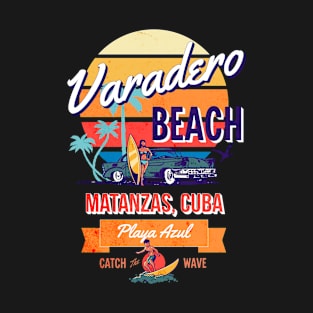 Varadero Beach Cuba Vintage-Style T-Shirt