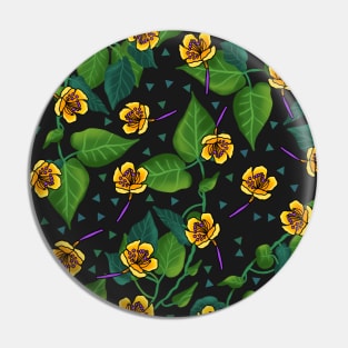 flying blossom Pin