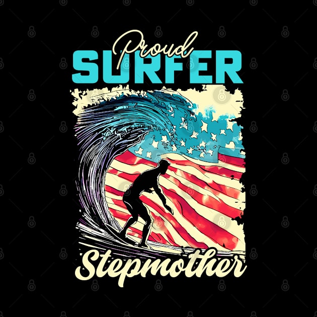 Proud Surfer Stepmother by T-shirt US