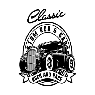 Classic Custom Rod Garage T-Shirt