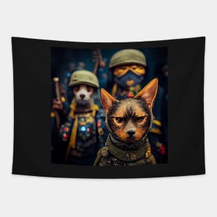 Cat army Tapestry