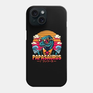 Raptor Wearing Shades Papasaurus Phone Case