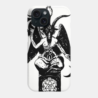 Dungeons and Dragons I (Monochrome). Phone Case