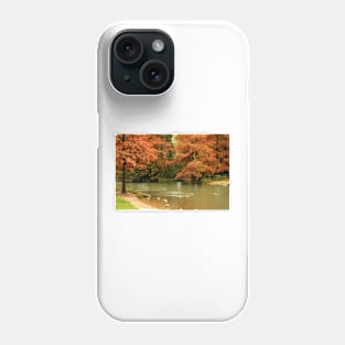 Autumn on the river Phone Case