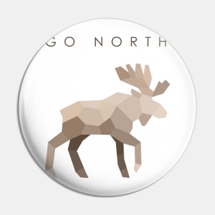 Go North - Elk (light) Pin