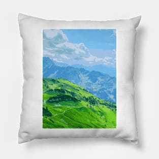 Mountain Aroma - Landscape Pillow