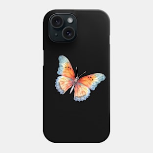 Blue and orange Butterfly Phone Case