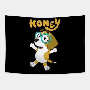 honey bluey freinds Tapestry