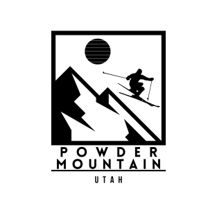 Powder Mountain Utah United States ski T-Shirt