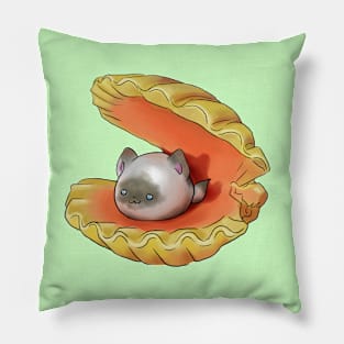 Kitty Clam Pillow