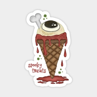 Creepy ice cream Magnet