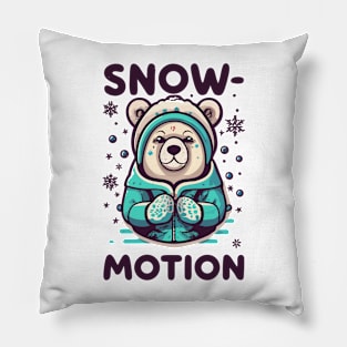 funny polar bear lover Pillow