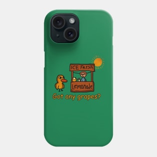 Duck song  Got Any Grapes vintage Phone Case