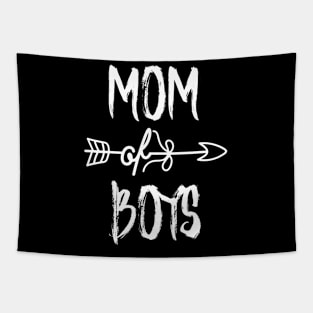 Mom of Boys Gift For Mama Tapestry