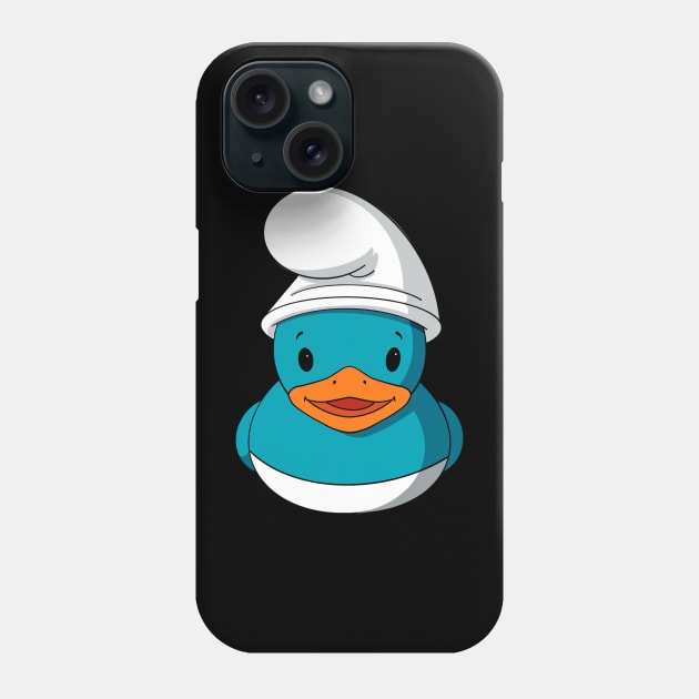 Smurf Rubber Duck Phone Case by Alisha Ober Designs