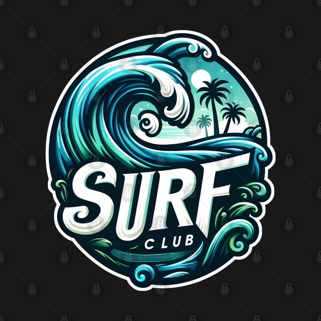 Surf wave club summer by DrextorArtist