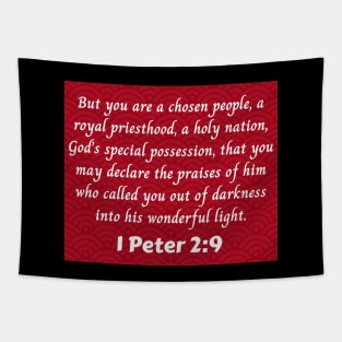 Bible Verse 1 Peter 2:9 Tapestry