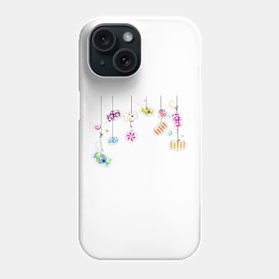 Hanging colorful sweet candy Phone Case