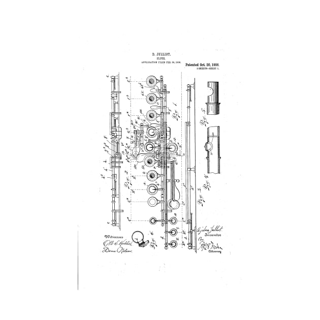 Musical patent drawing by skstring