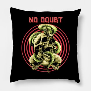 Skull & Serpent No Doubt Pillow