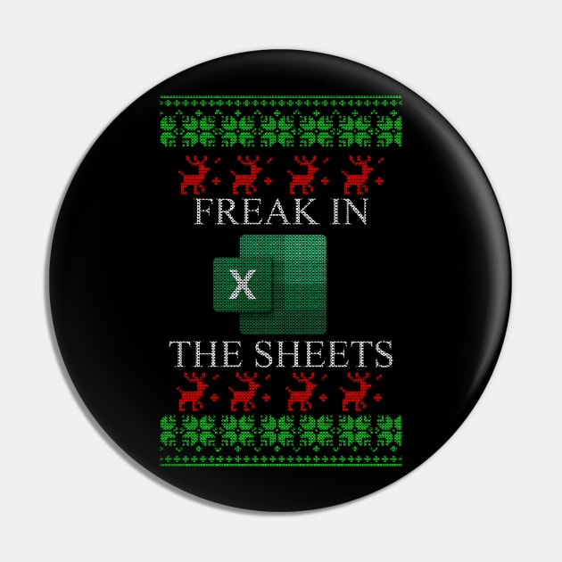 Freak In The Sheets Pin by geekingoutfitters