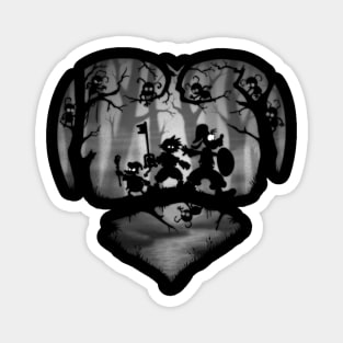 limbo hearts Magnet