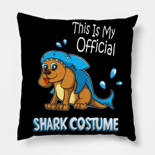 Official Shark Costume Cute Dog Kids Pillow