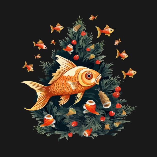 Goldfish Christmas by JH Mart