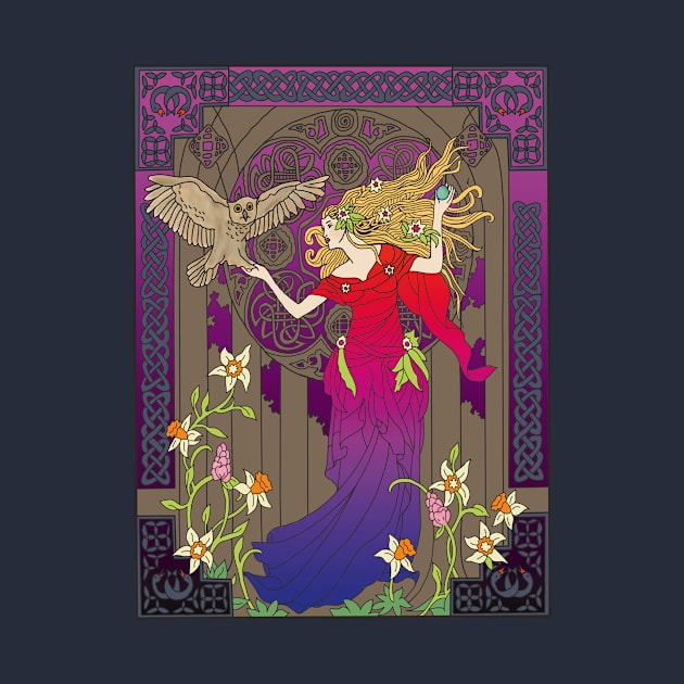 Celtic Woman (red/purple) by Soth Studio