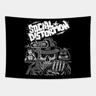 social distortion fan art Tapestry