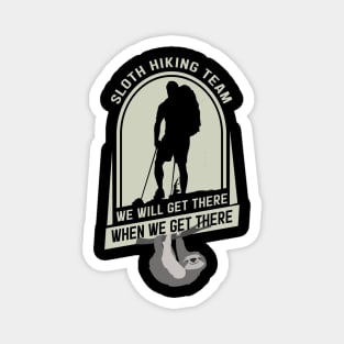 Sloth Hiking Magnet