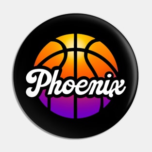 Phoenix Basketball Pin