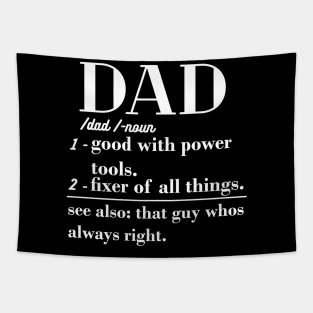 Dad Definition father day gift Tapestry