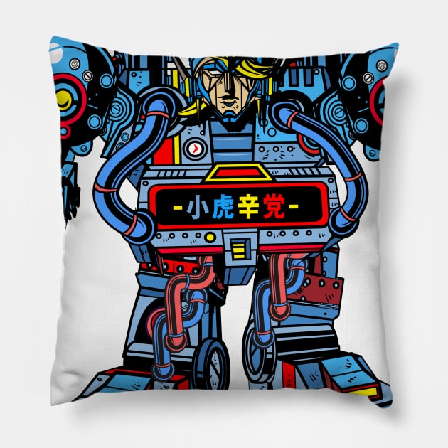 Power Armor Elf - Raw Pillow by 1shtar