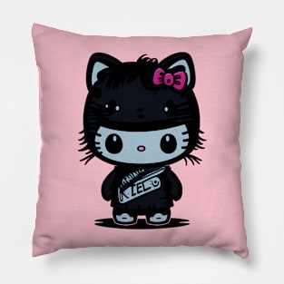 Emo kitty Pillow