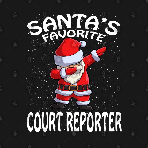 Santas Favorite Court Reporter Christmas by intelus