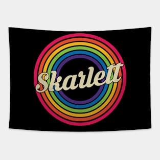 Skarlett - Retro Rainbow Style Tapestry