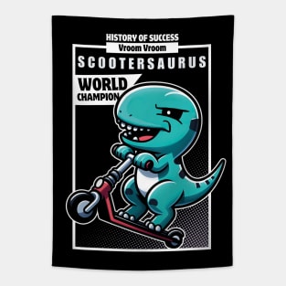 Scootersaurus Tapestry