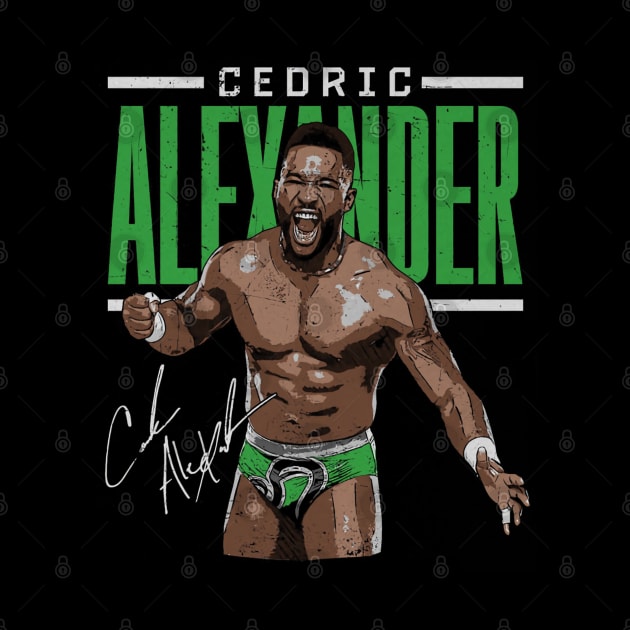 Cedric Alexander Scream by MunMun_Design